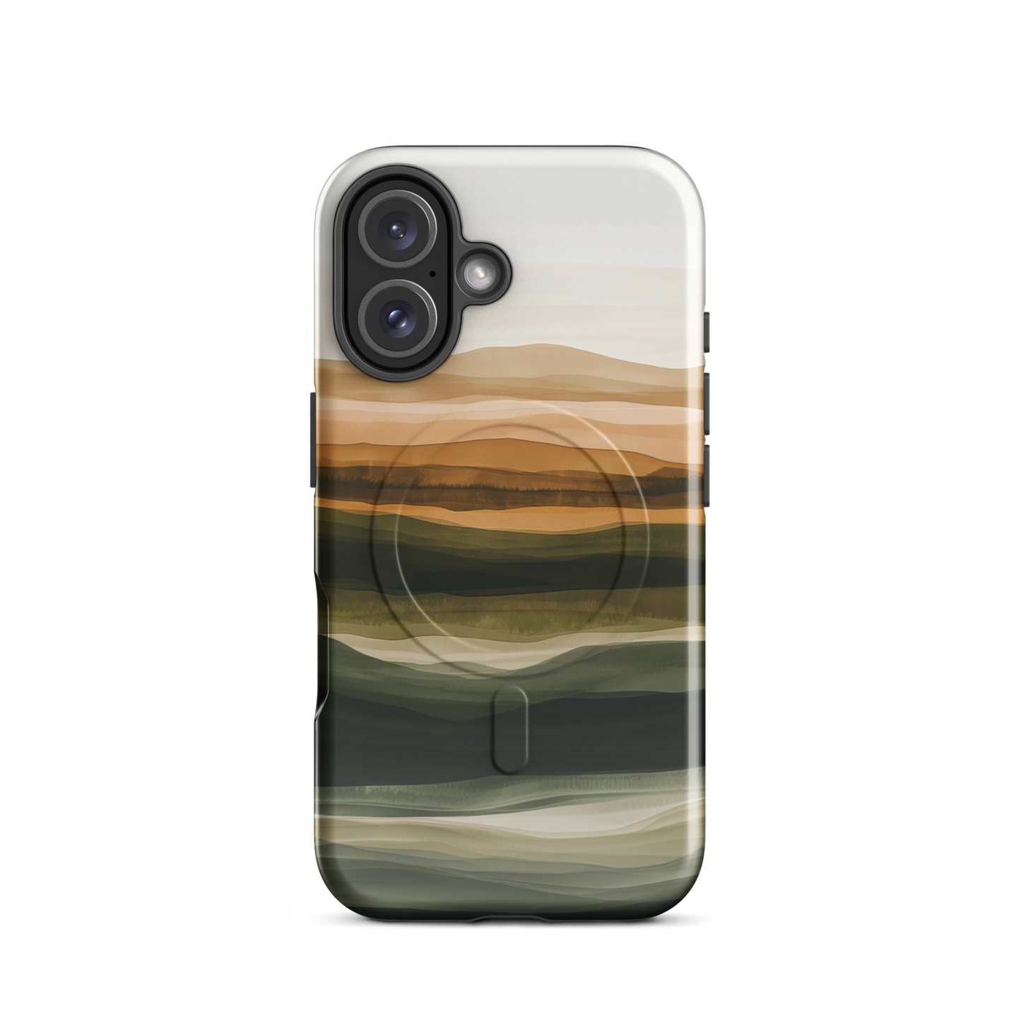'Earth' iPhone 16 MagSafe tough phone case - protective glossy case NZ Australia