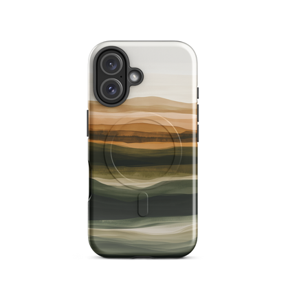 'Earth' iPhone 16 MagSafe tough phone case - protective glossy case NZ Australia