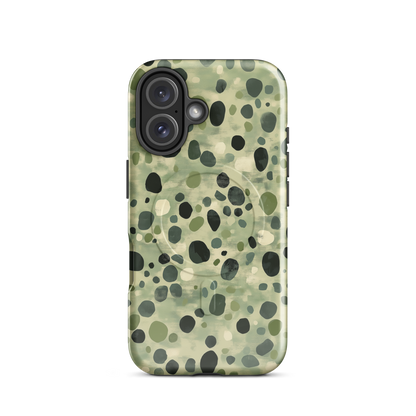 'Stepping Stone' iPhone 16 MagSafe tough phone case - protective glossy case NZ Australia