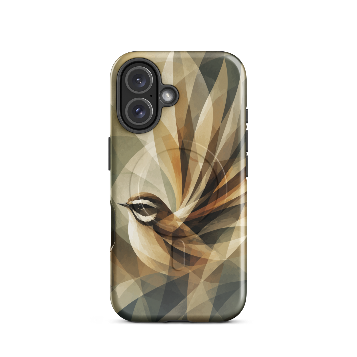 'Fantail' iPhone 16 MagSafe tough phone case - protective glossy case NZ Australia