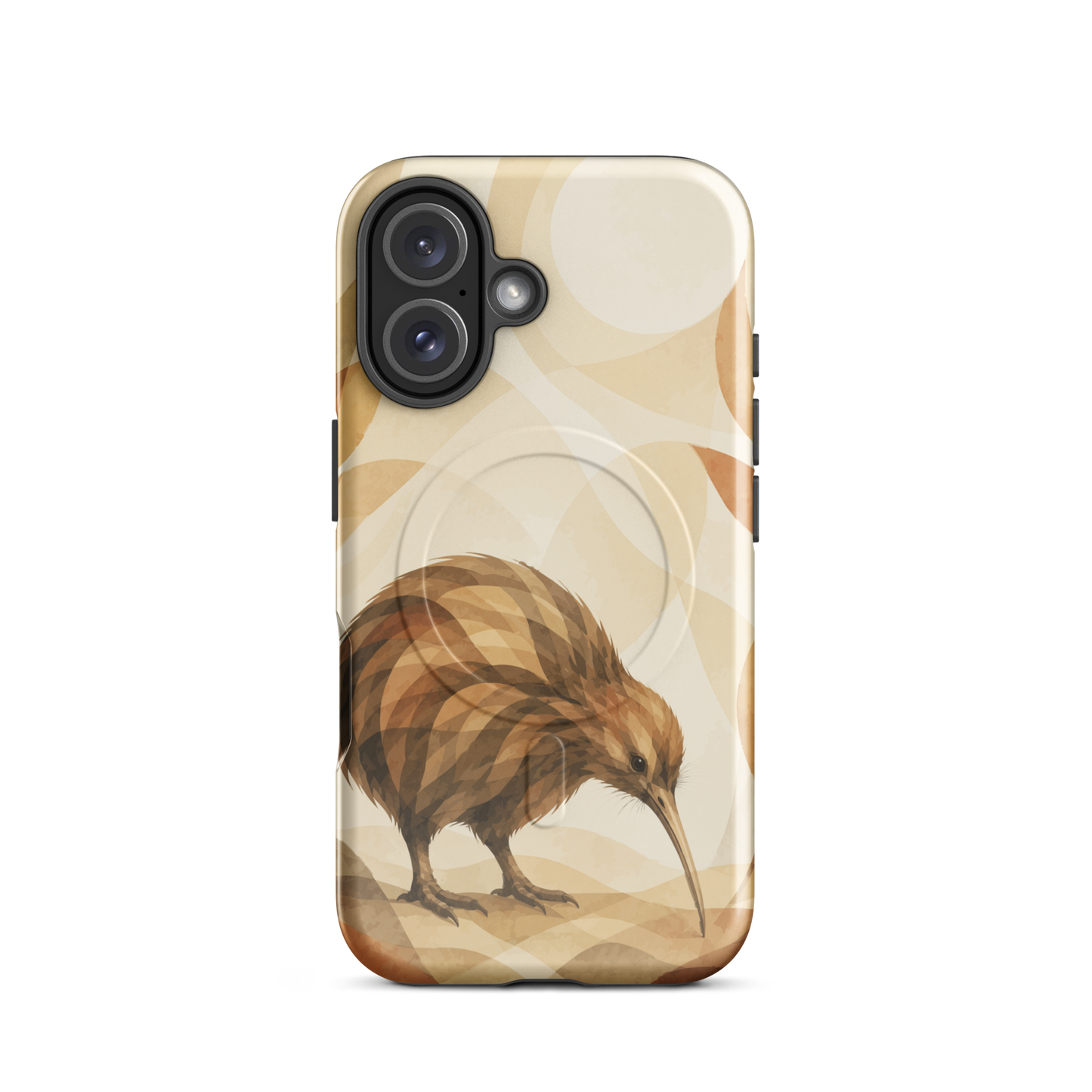 'Kiwi' iPhone 16 MagSafe tough phone case - protective glossy case NZ Australia
