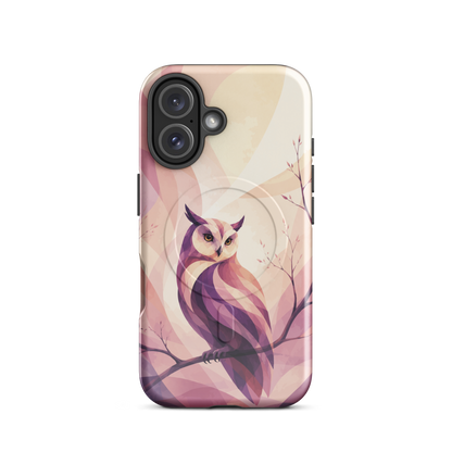 'Ruru' iPhone 16 MagSafe tough phone case - protective glossy case NZ Australia