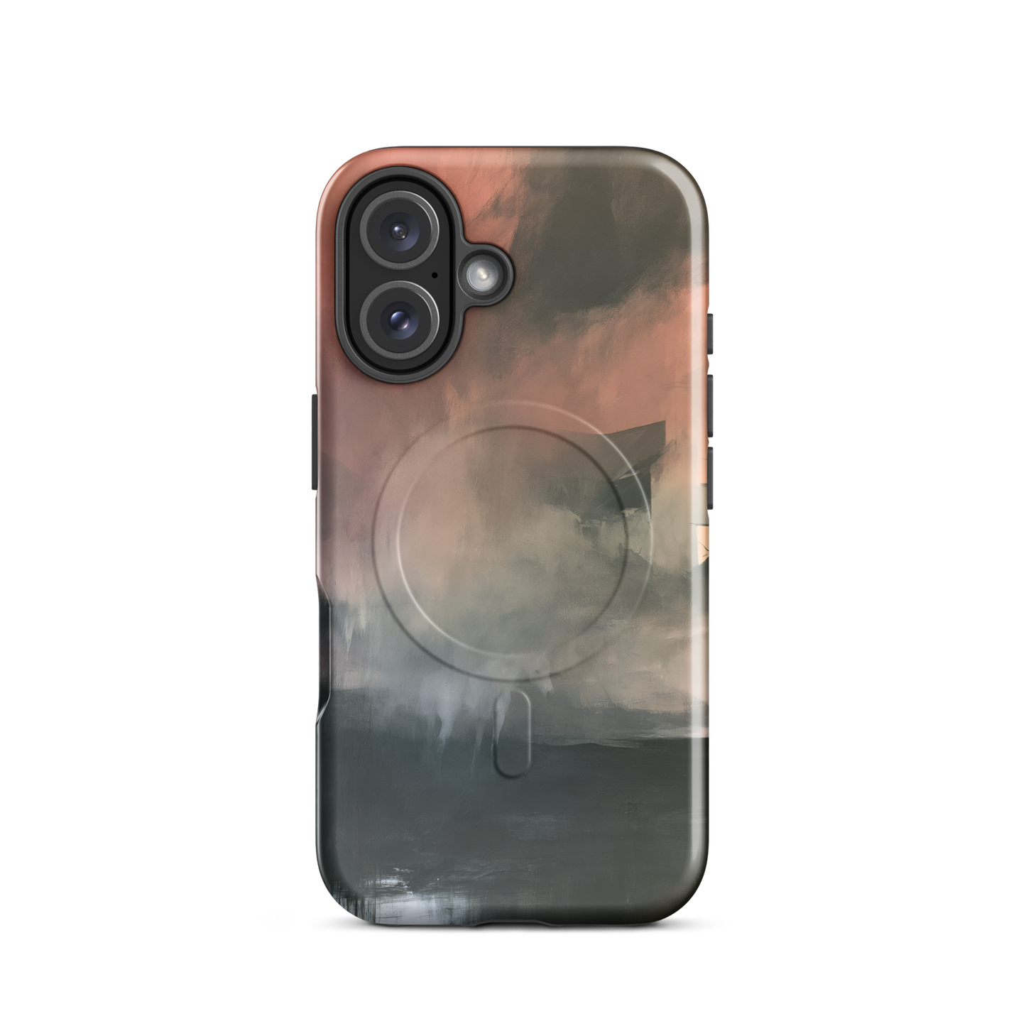 'Glass' iPhone 16 MagSafe phone case - protective glossy case NZ Australia