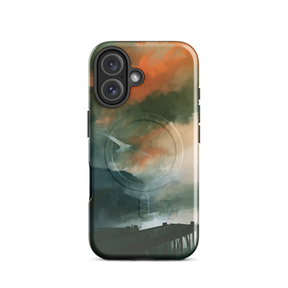 'Harbour' iPhone 16 MagSafe phone case - protective glossy case NZ Australia