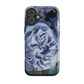 'Blue Rose' iPhone 16 Plus MagSafe tough phone case - protective glossy case NZ Australia
