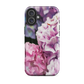 'Hydrangea' iPhone 16 Plus MagSafe tough phone case - protective glossy case NZ Australia