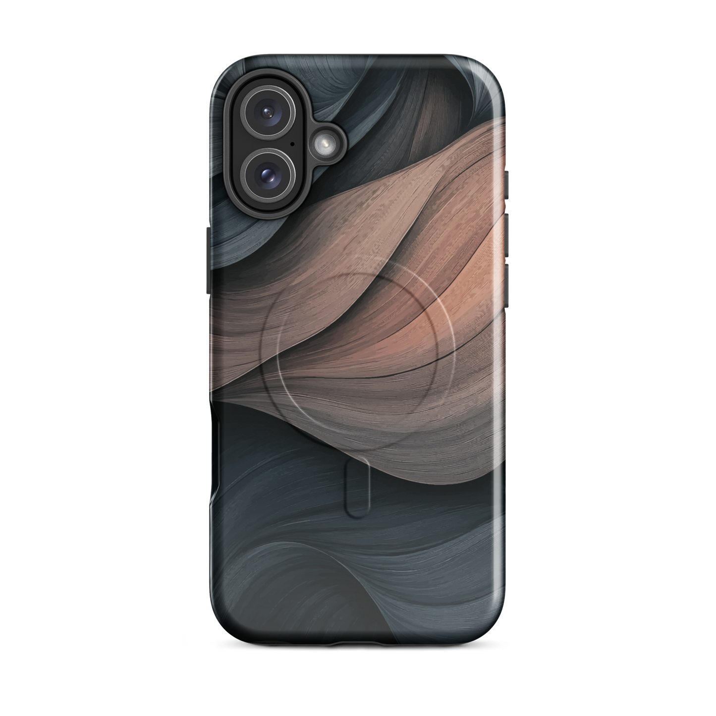'Velvet Dusk' iPhone 16 Plus MagSafe tough phone case - protective glossy case NZ Australia