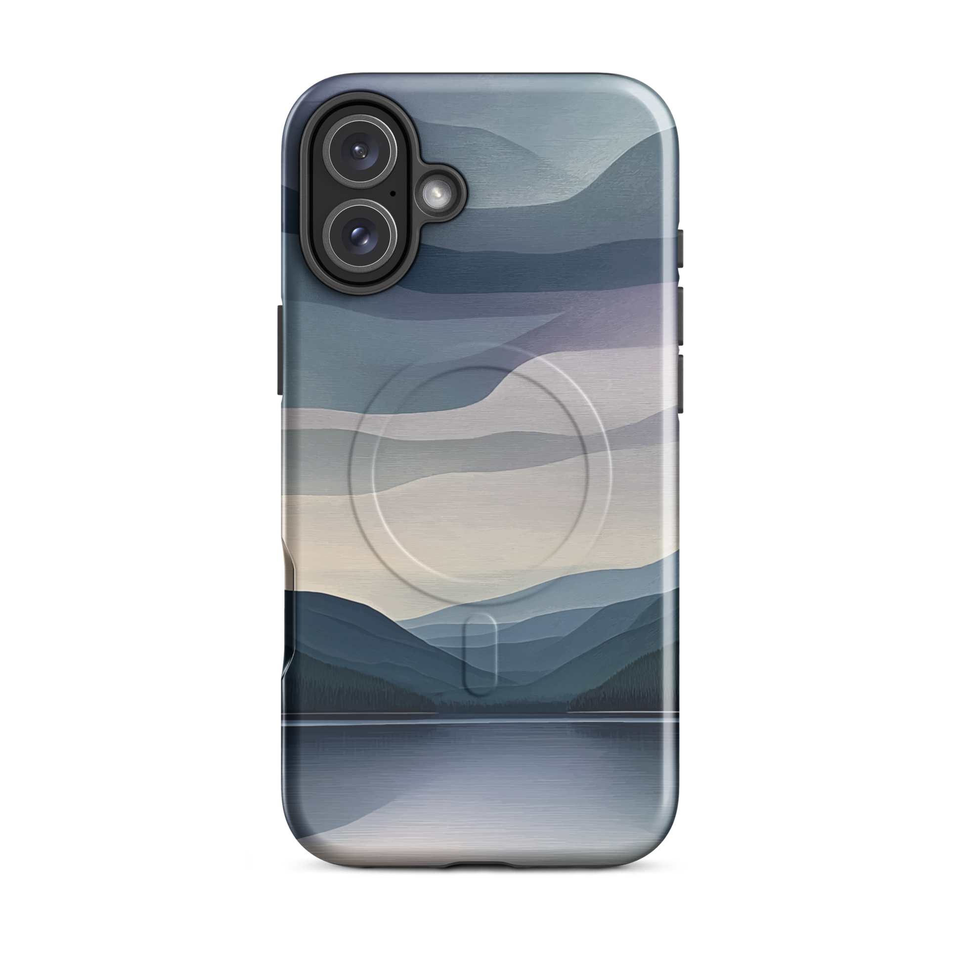 'Reflections' iPhone 16 Plus MagSafe tough phone case - protective glossy case NZ Australia