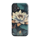 'Water Lily' iPhone 16 Plus MagSafe tough phone case - protective glossy case NZ Australia