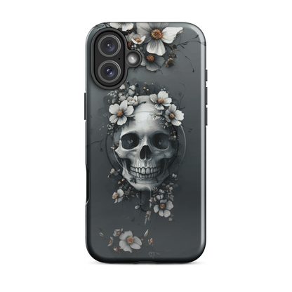 'Eternal Bloom' iPhone 16 Plus MagSafe tough phone case - protective glossy case NZ Australia