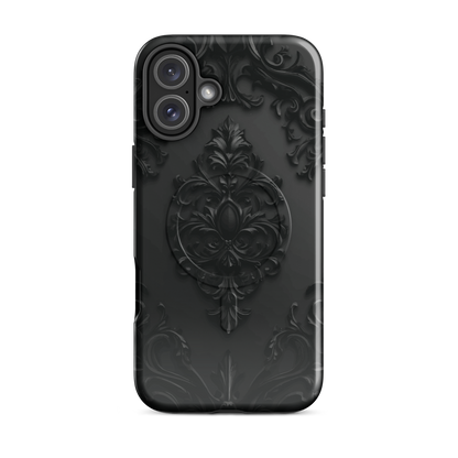 'Obsidian' iPhone 16 Plus MagSafe tough phone case - protective glossy case NZ Australia
