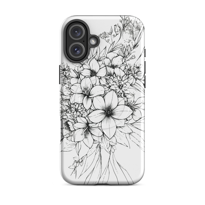 'Silhouette' iPhone 16 Plus MagSafe tough phone case - protective glossy case NZ Australia