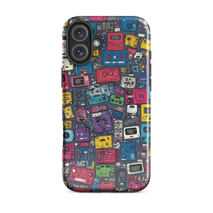 'Arcade' iPhone 16 Plus MagSafe tough phone case - protective glossy case NZ Australia