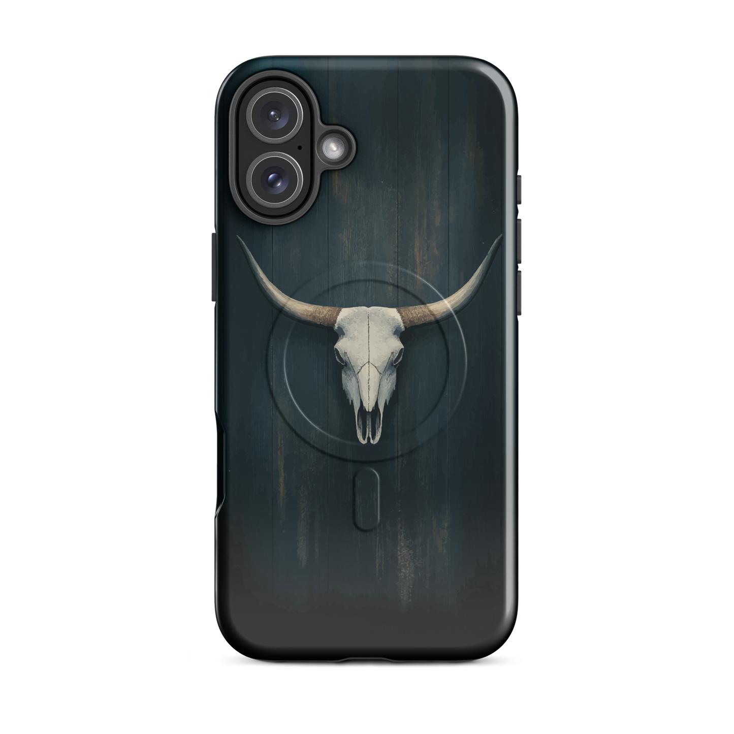 'Longhorn' iPhone 16 Plus MagSafe tough phone case - protective glossy case NZ Australia