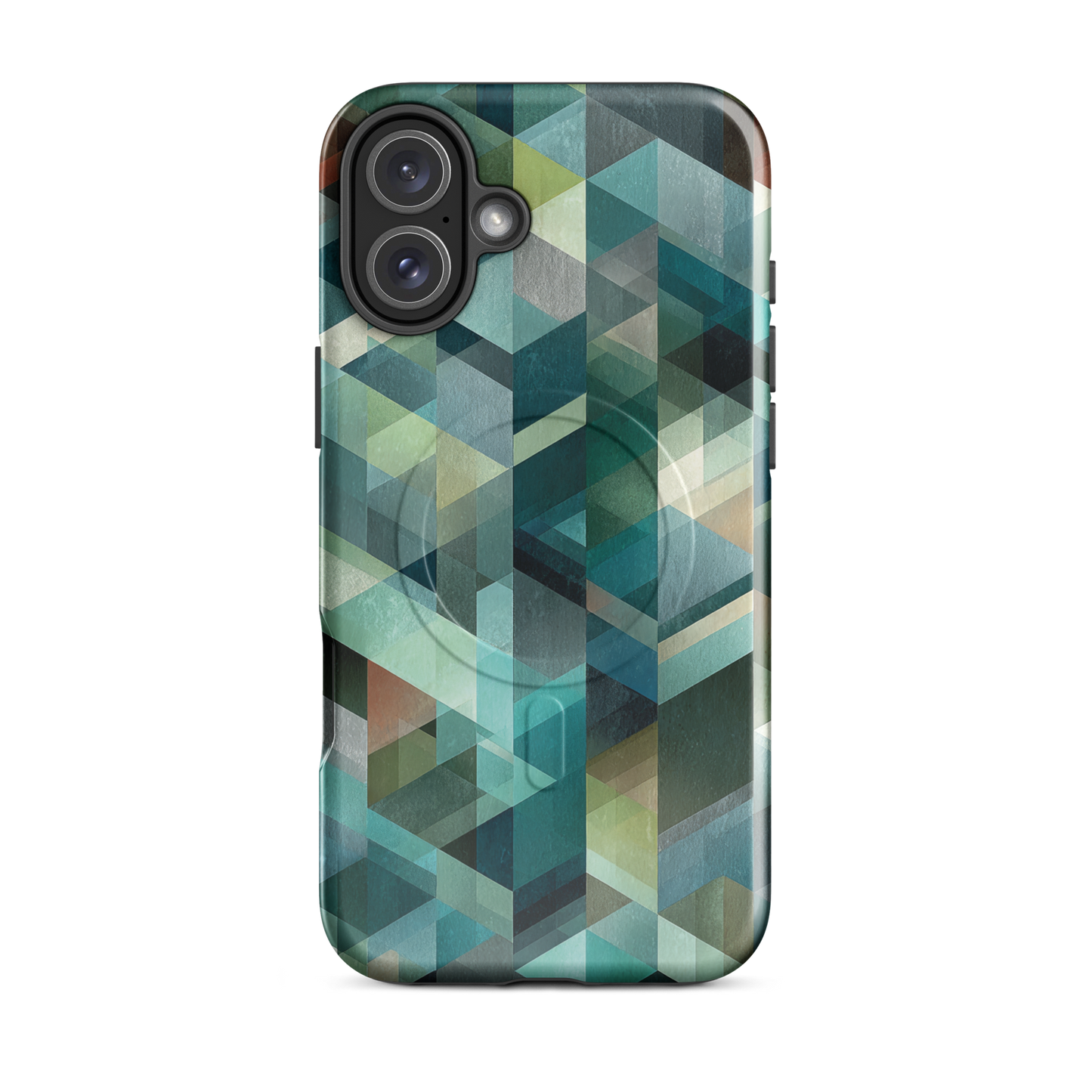 'Still Depths' iPhone 16 Plus MagSafe tough phone case - protective glossy case NZ Australia