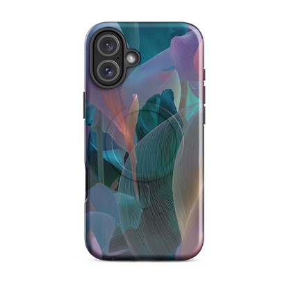 'Ethereal Blades' iPhone 16 Plus MagSafe tough phone case - protective glossy case NZ Australia