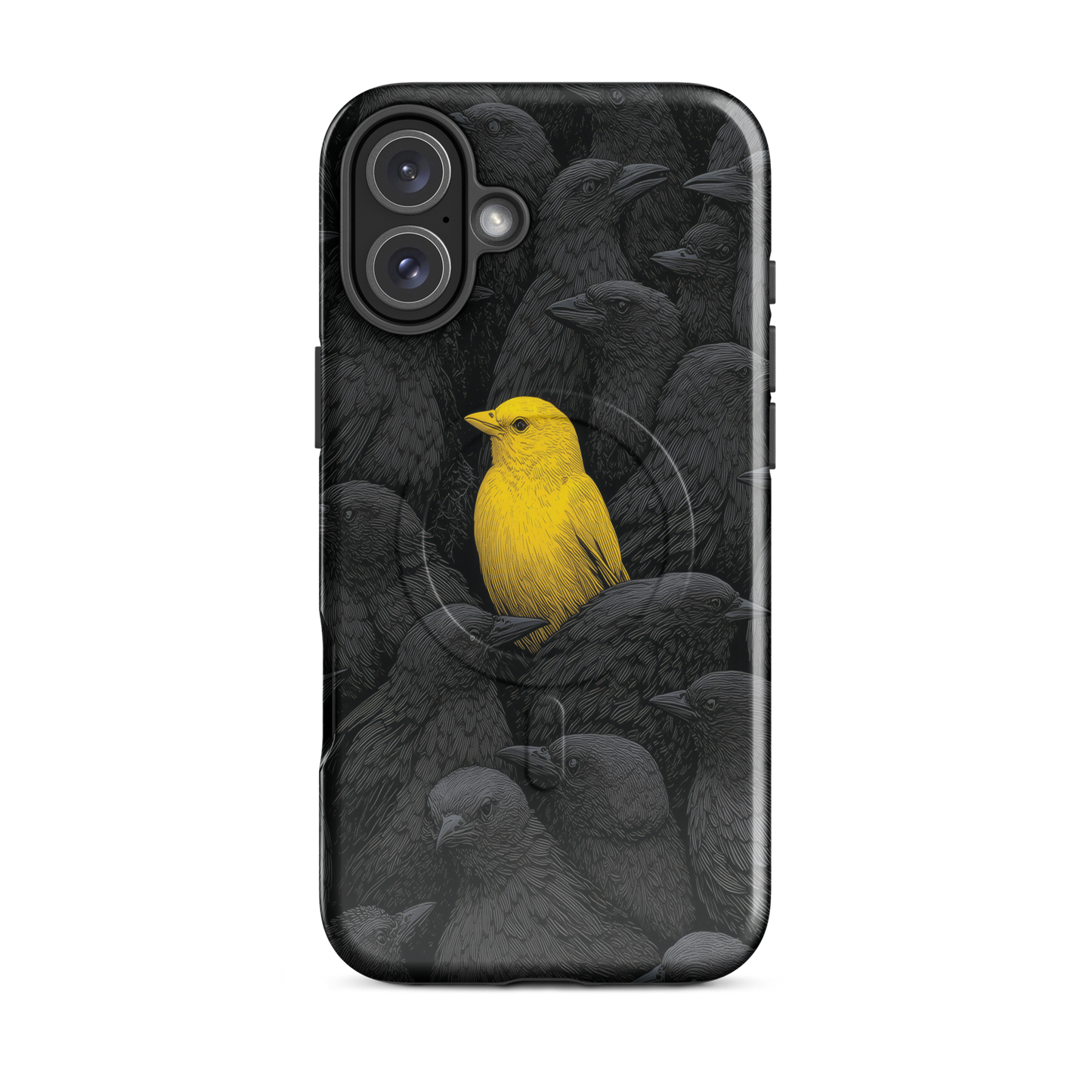 'Stand Out' iPhone 16 Plus MagSafe tough phone case - protective glossy case NZ Australia