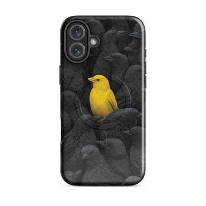 'Stand Out' iPhone 16 Plus MagSafe tough phone case - protective glossy case NZ Australia