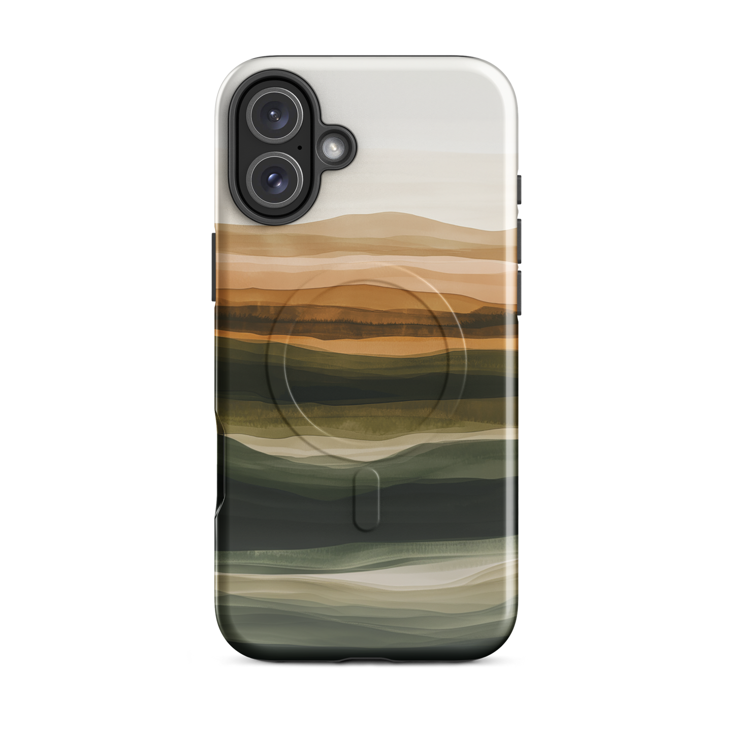 'Earth' iPhone 16 Plus MagSafe tough phone case - protective glossy case NZ Australia