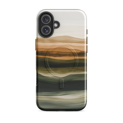 'Earth' iPhone 16 Plus MagSafe tough phone case - protective glossy case NZ Australia