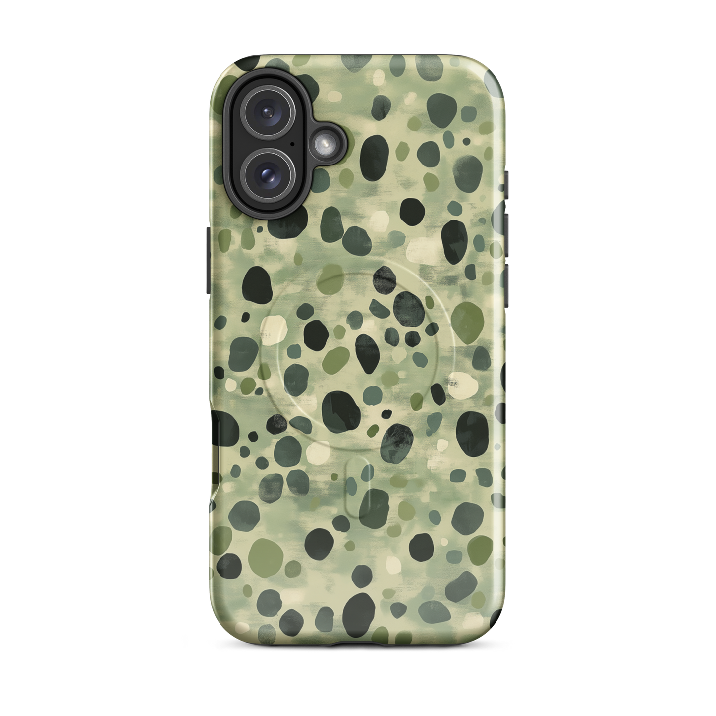 'Stepping Stone' iPhone 16 Plus MagSafe tough phone case - protective glossy case NZ Australia