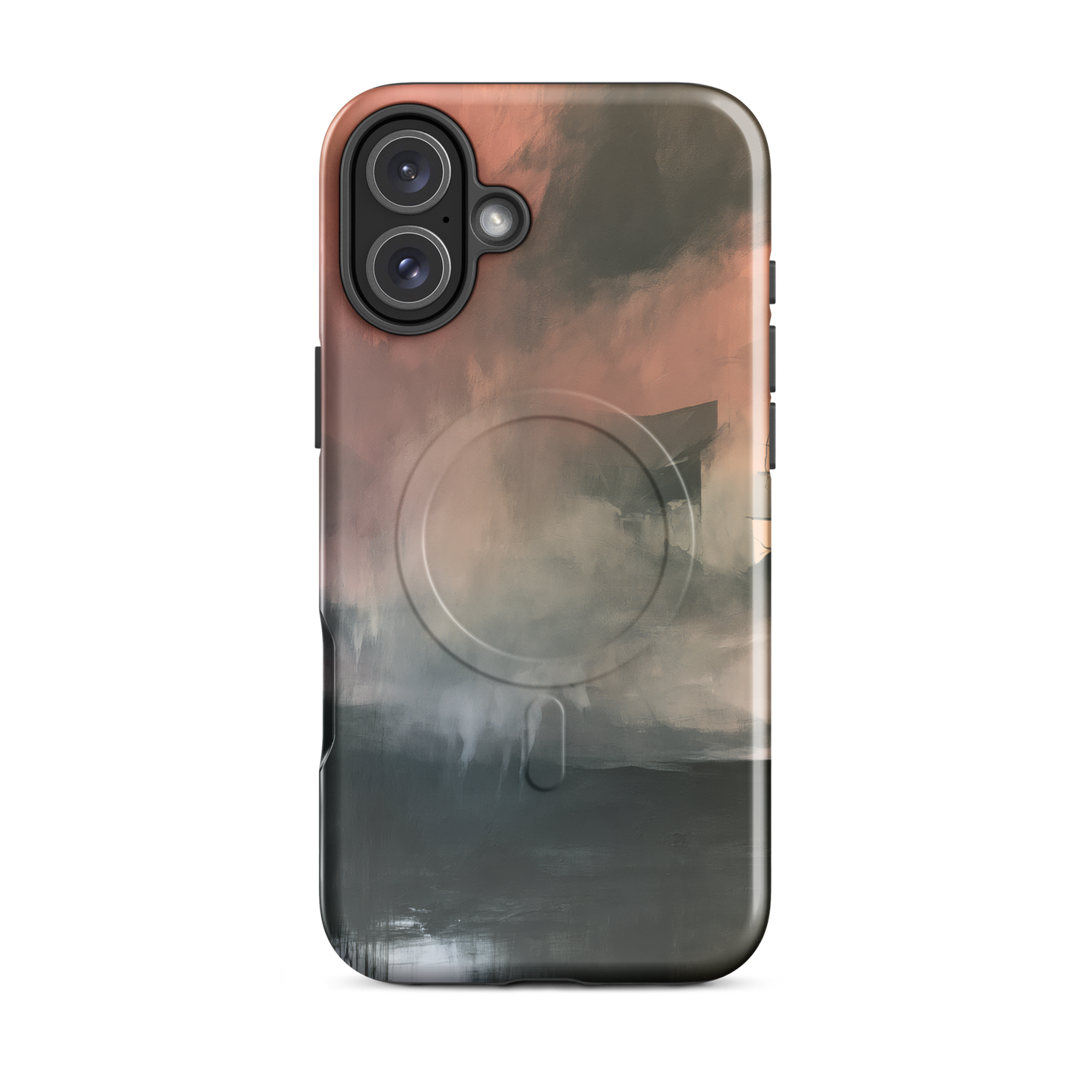 'Glass' iPhone 16 Plus MagSafe phone case - protective glossy case NZ Australia