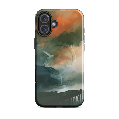 'Harbour' iPhone 16 Plus MagSafe phone case - protective glossy case NZ Australia