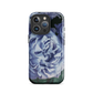 'Blue Rose' iPhone 16 Pro MagSafe tough phone case - protective glossy case NZ Australia