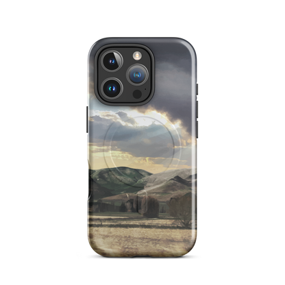 'Te Hauke' iPhone 16 Pro MagSafe tough phone case - protective glossy case NZ Australia