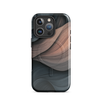 'Velvet Dusk' iPhone 16 Pro MagSafe tough phone case - protective glossy case NZ Australia