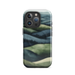 'Blue Mountains' iPhone 16 Pro MagSafe tough phone case - protective glossy case NZ Australia