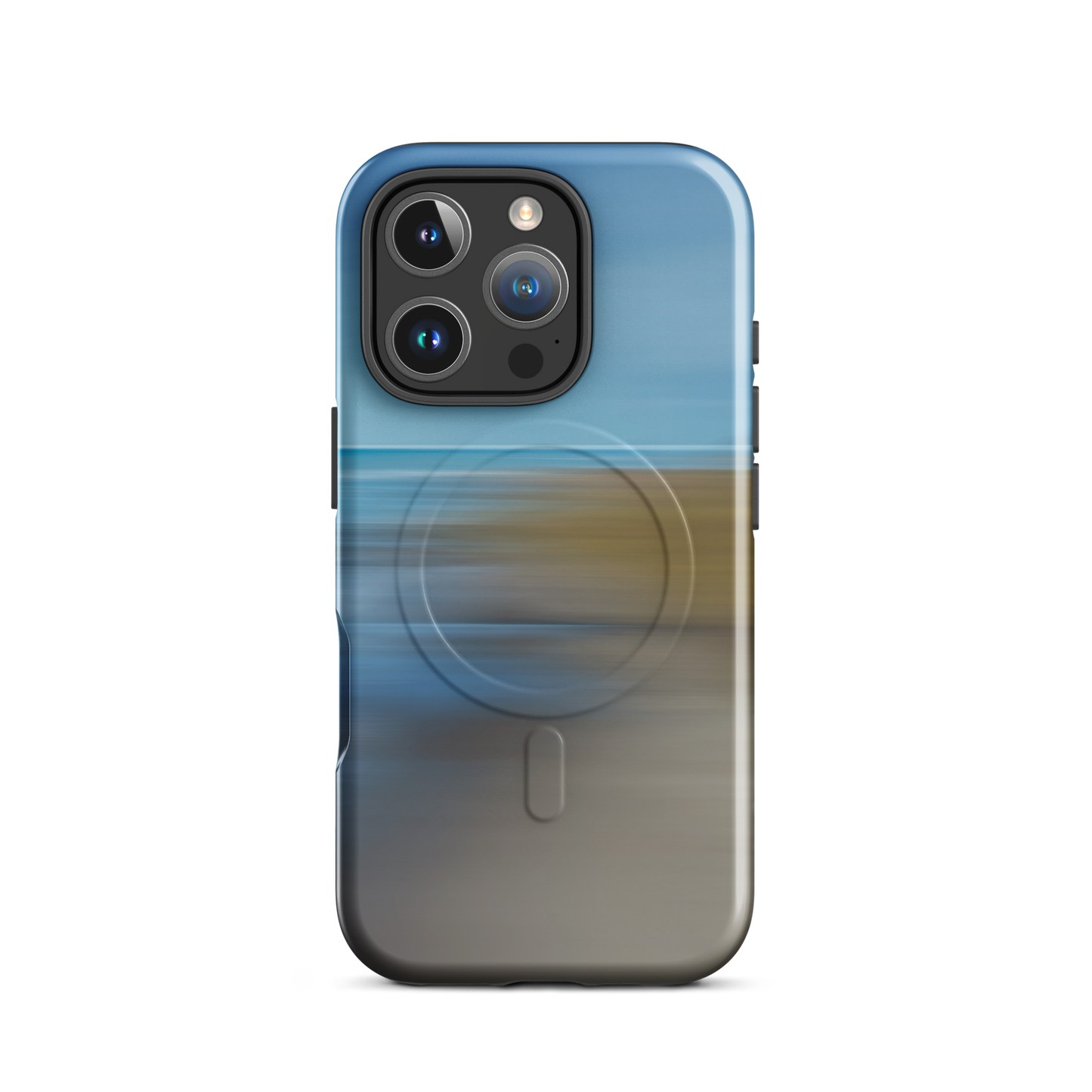 'Ocean Breeze' iPhone 16 Pro MagSafe tough phone case - protective glossy case NZ Australia
