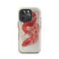 'Red Snake' iPhone 16 Pro MagSafe tough phone case - protective glossy case NZ Australia