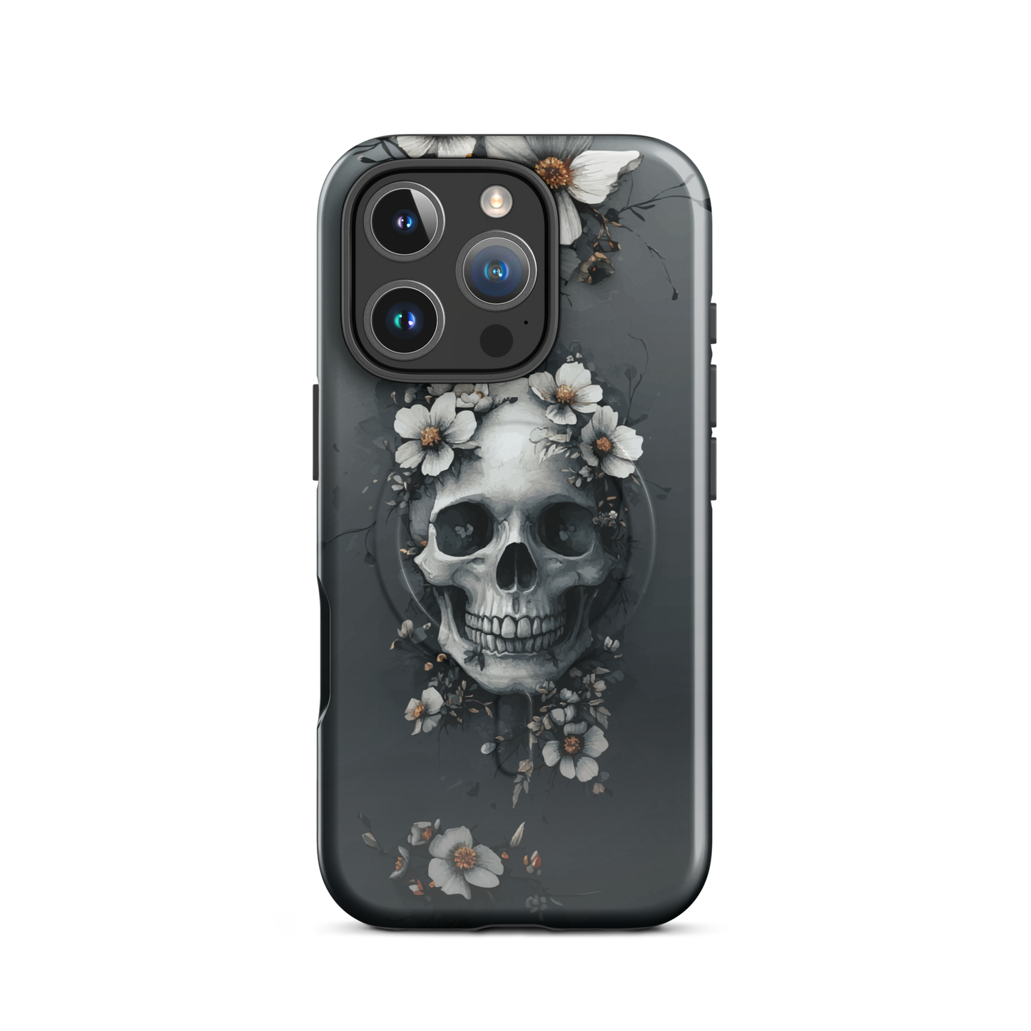 'Eternal Bloom' iPhone 16 Pro MagSafe tough phone case - protective glossy case NZ Australia