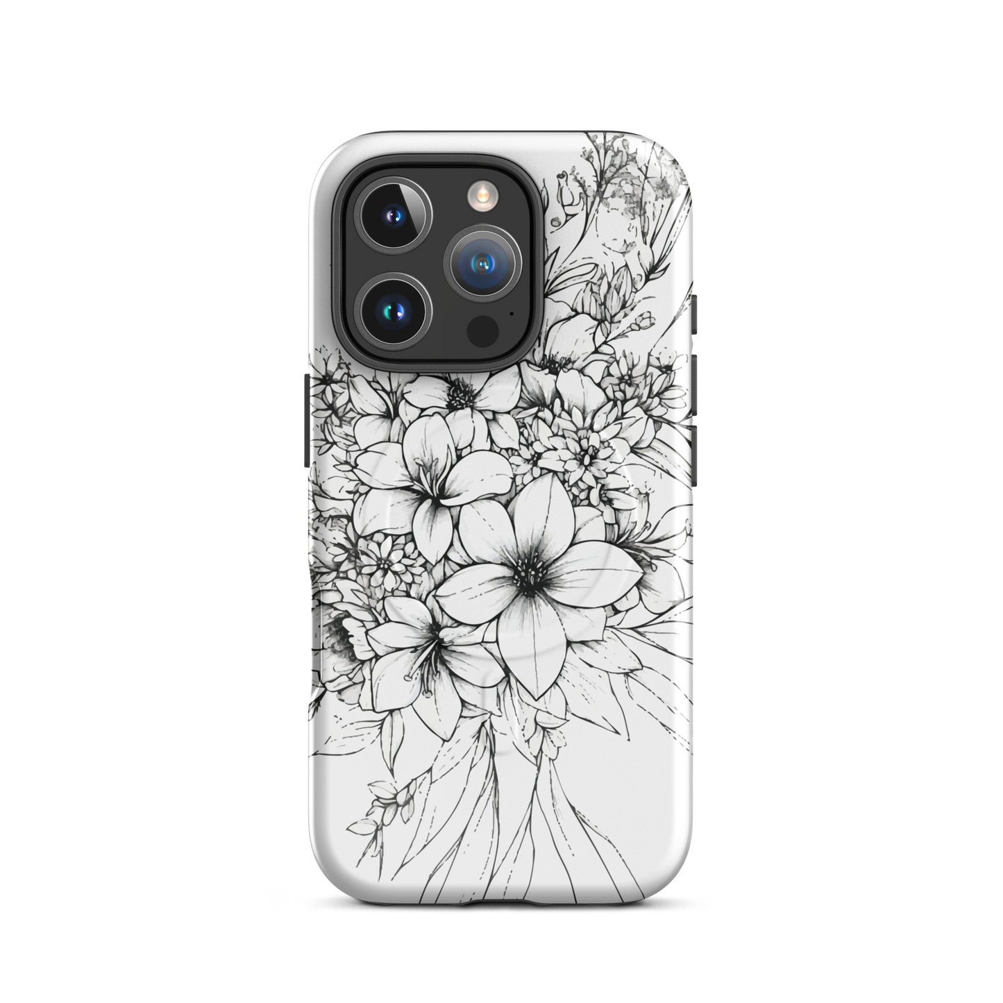'Silhouette' iPhone 16 Pro MagSafe tough phone case - protective glossy case NZ Australia