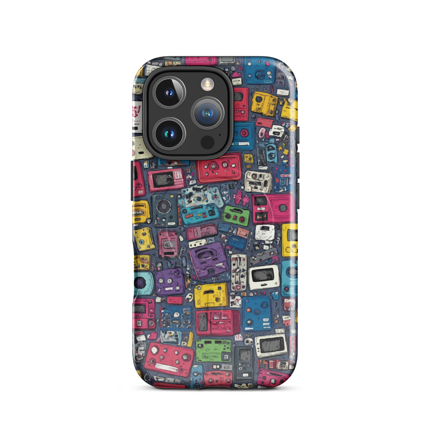 'Arcade' iPhone 16 Pro MagSafe tough phone case - protective glossy case NZ Australia