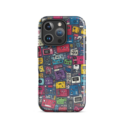 'Arcade' iPhone 16 Pro MagSafe tough phone case - protective glossy case NZ Australia