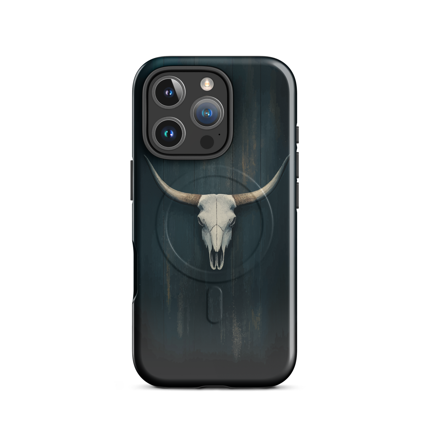 'Longhorn' iPhone 16 Pro MagSafe tough phone case - protective glossy case NZ Australia