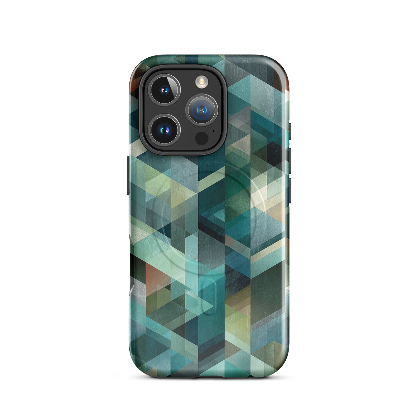 'Still Depths' iPhone 16 Pro MagSafe tough phone case - protective glossy case NZ Australia