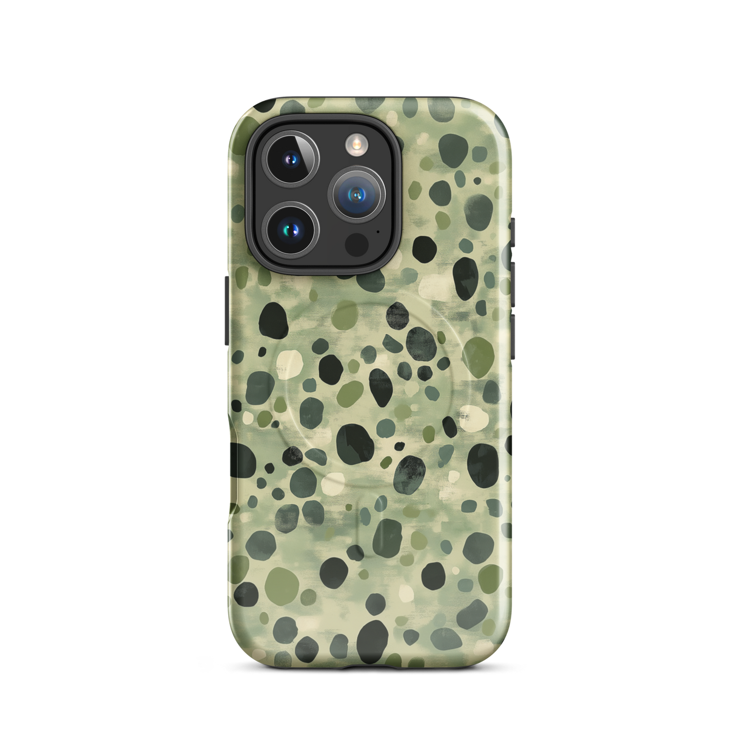'Stepping Stone' iPhone 16 Pro MagSafe tough phone case - protective glossy case NZ Australia