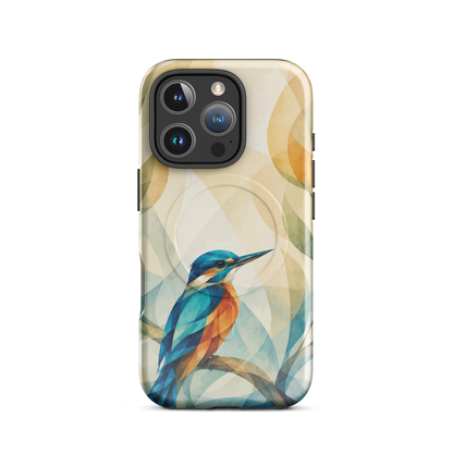 'Kotare' iPhone 16 Pro MagSafe tough phone case - protective glossy case NZ Australia