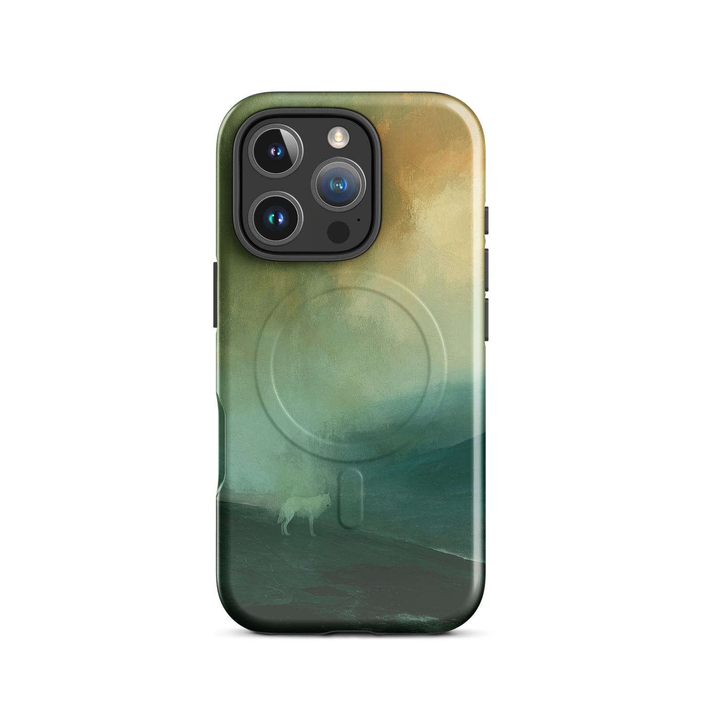 'Acid Rain' iPhone 16 Pro MagSafe phone case - protective glossy case NZ Australia