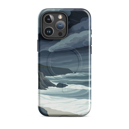 'Cape Kidnappers' iPhone 16 Pro Max MagSafe tough phone case - protective glossy case NZ Australia