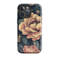 'Vintage Pink Roses' iPhone 16 Pro Max MagSafe tough phone case - protective glossy case NZ Australia