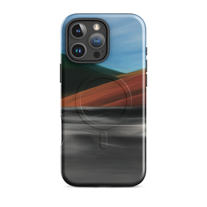 'Heat Wave' iPhone 16 Pro Max MagSafe tough phone case - protective glossy case NZ Australia
