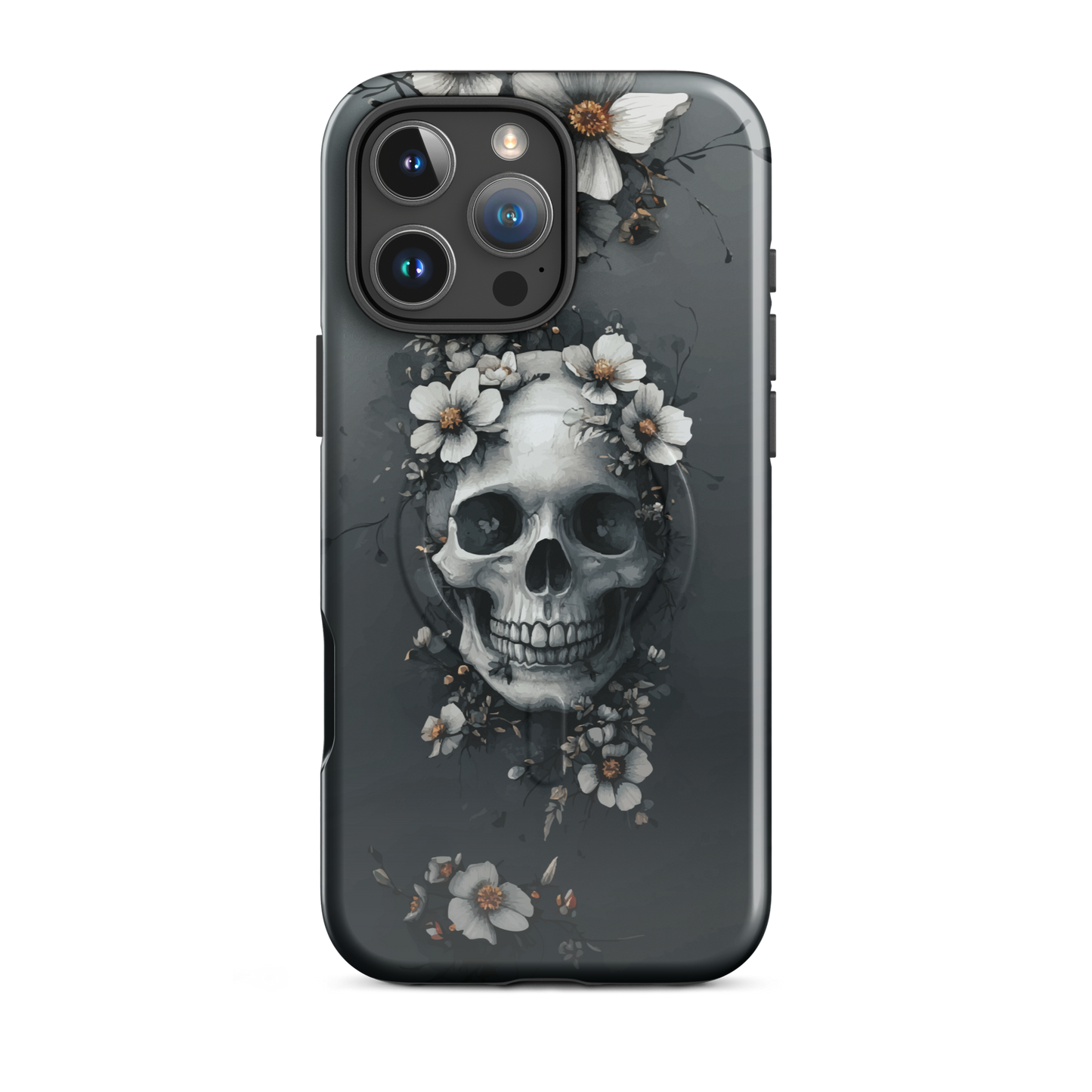 'Eternal Bloom' iPhone 16 Pro Max MagSafe tough phone case - protective glossy case NZ Australia