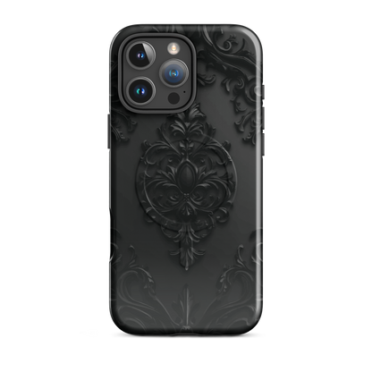 'Obsidian' iPhone 16 Pro Max MagSafe tough phone case - protective glossy case NZ Australia