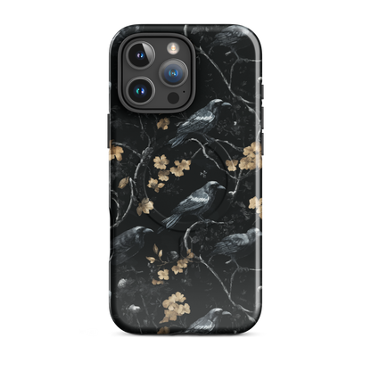 'Shadow' iPhone 16 Pro Max MagSafe tough phone case - protective glossy case NZ Australia