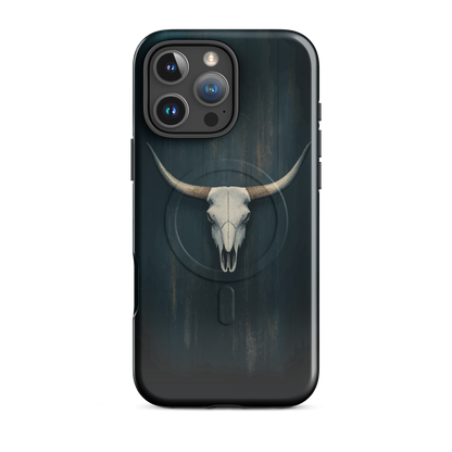 'Longhorn' iPhone 16 Pro Max MagSafe tough phone case - protective glossy case NZ Australia