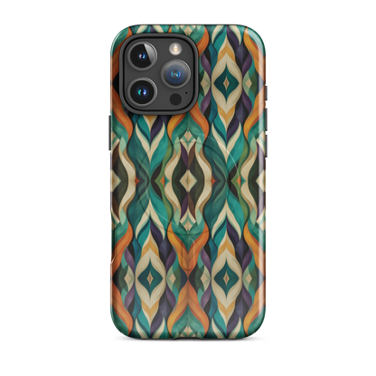 'Rhythm' iPhone 16 Pro Max MagSafe tough phone case - protective glossy case NZ Australia